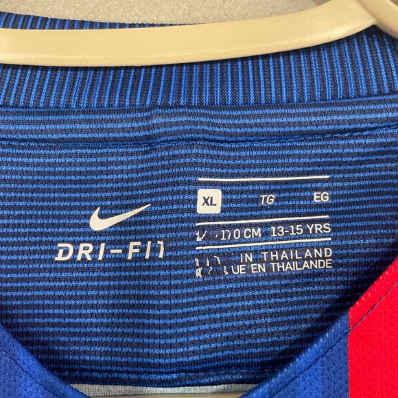 Authentic 2016-2017 Barca Game Shirt Dry Fit - Picture 5 of 5